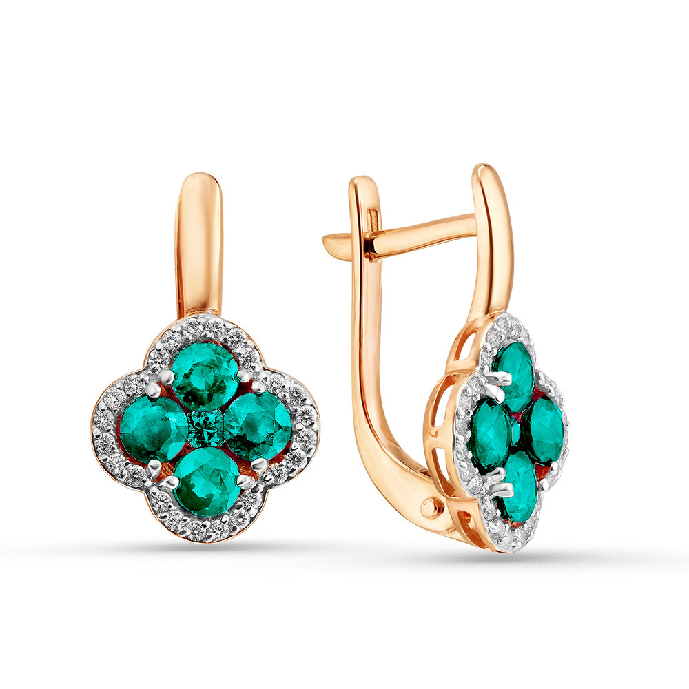 Серьги из золота 585 пробы
