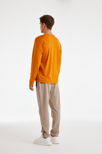 Лонгслив мужской Amber Glow оранжевый