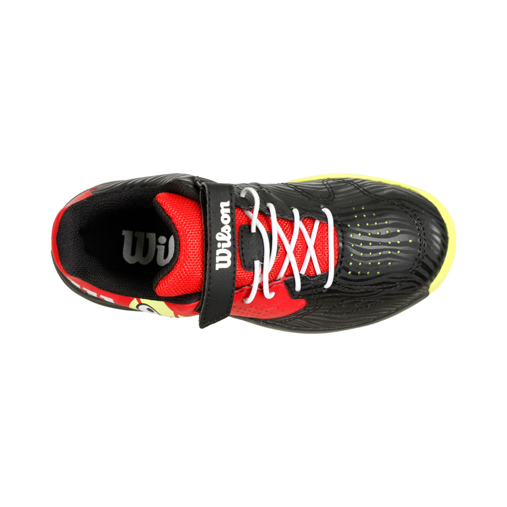 Детские теннисные кроссовки Wilson Kaos All Court Shoe Kids - Black, Red