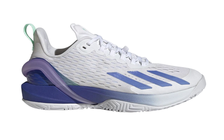 Женские Кроссовки теннисные Adidas Adizero Cybersonic W - cloud white/blue fusion/pulse mint