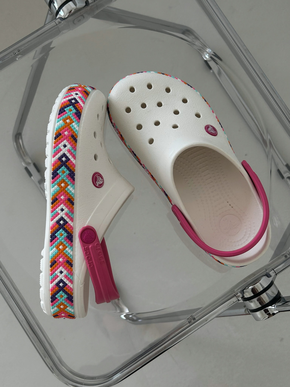 CROCS нежно розовые