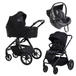 Детская коляска 3 в 1 Espiro Yoga 2025 и автокресло Pi Graphite 111 calm evening voice of nature / Графитовый (Graphite 117)