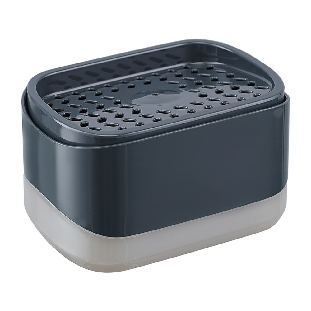 Диспенсер для жидкости для мытья посуды Nori, 350 мл, темно-серый