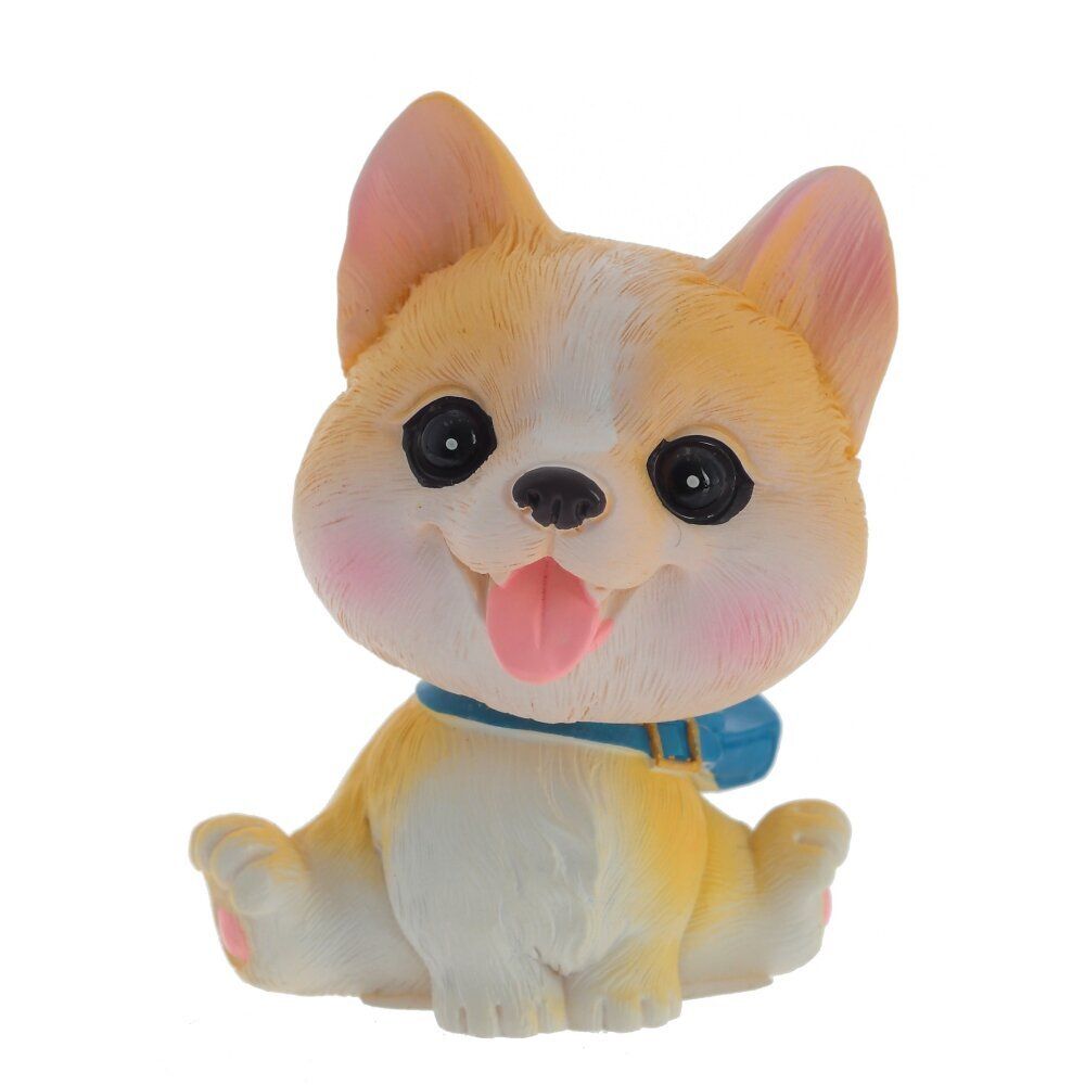 GAEM Фигурка декоративная "Собака" с пружинкой, L4 W4 H5,5 см