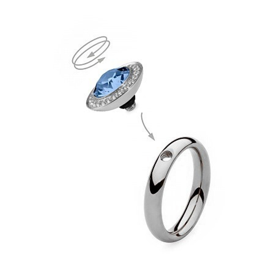 Шарм Qudo Tondo Deluxe Sapphire 656093 BL/S