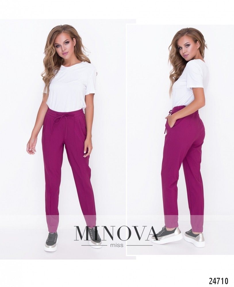 Брюки 1110-малиновый Minova