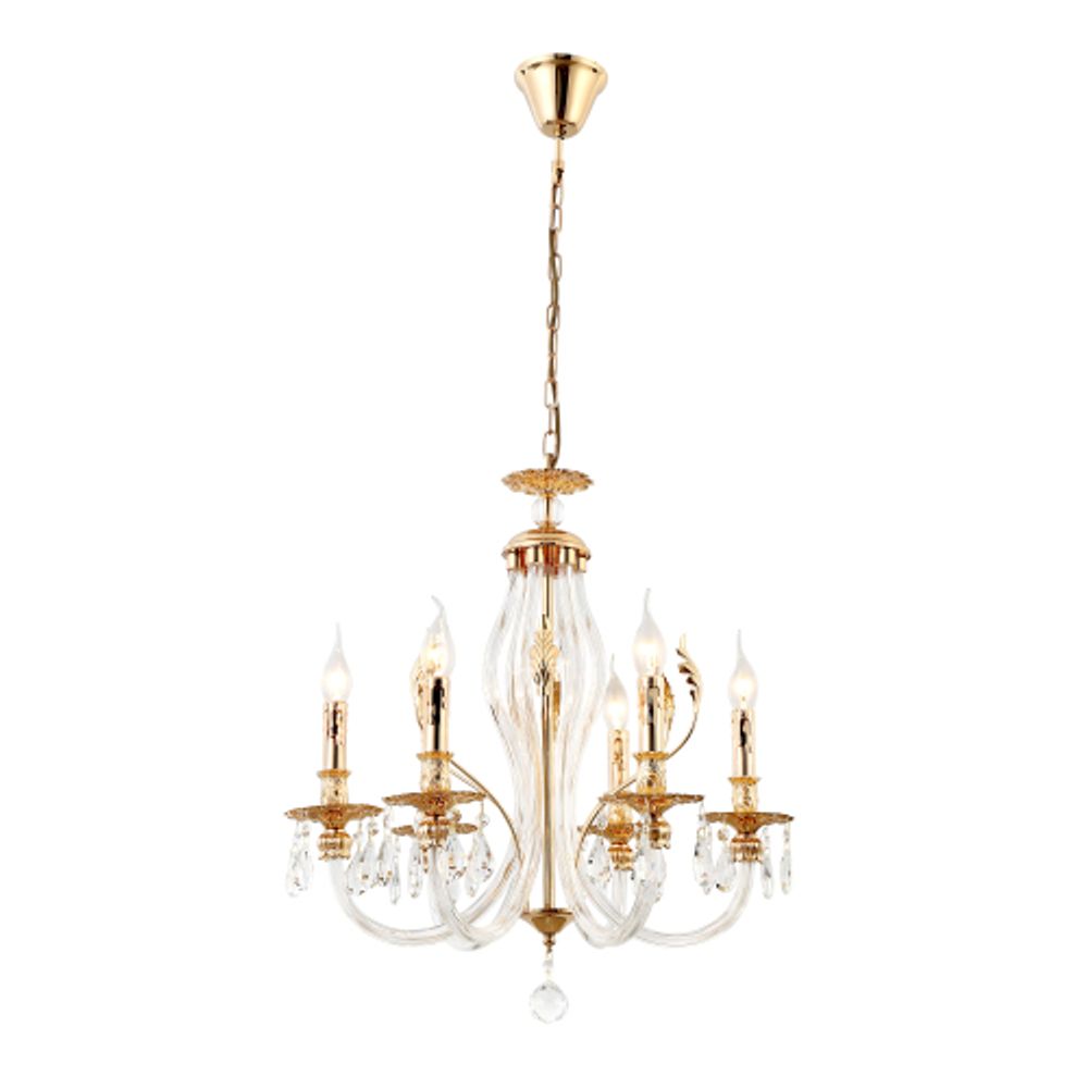 Люстра Rivoli Melanie 1020-206 6 х Е14 40 Вт хрусталь классика