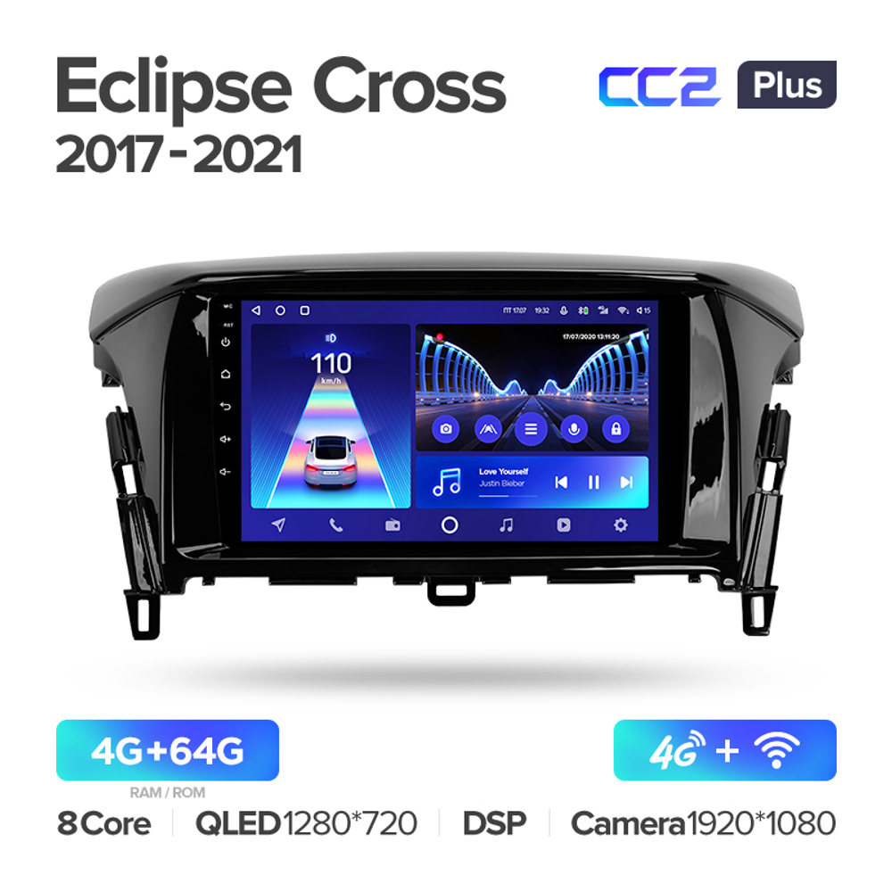 Teyes CC2 Plus 9" для Mitsubishi Eclipse Cross 1 2017-2021