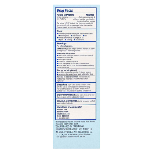 Boiron, Arnicare, обезболивающий гель, без отдушек, 120 г (4,2 унции)