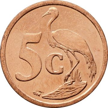 5 центов 2009 ЮАР