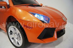 Детский электромобиль River Toys LAMBO E002EE оранжевый