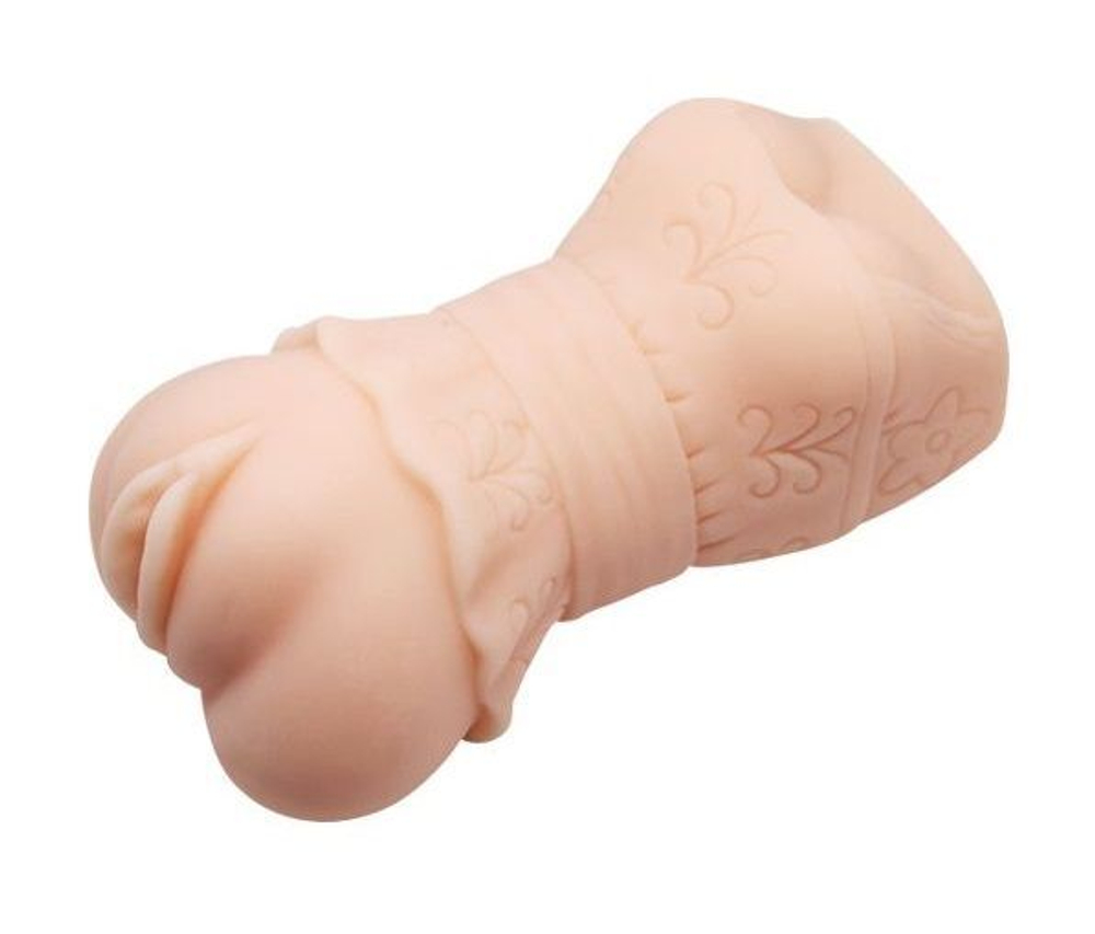 Мастурбатор в виде женской фигурки с эффектом смазки (Цвет: телесный)