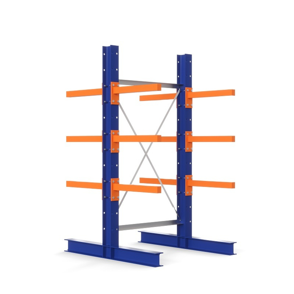 Стеллаж консольный 2-сторонний 2500х1320х1064