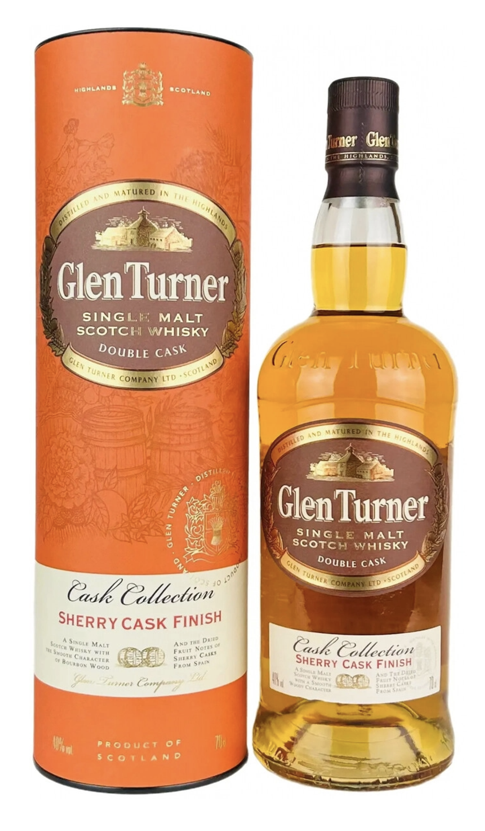 Виски Glen Turner Sherry Cask Finish, 0.7 л