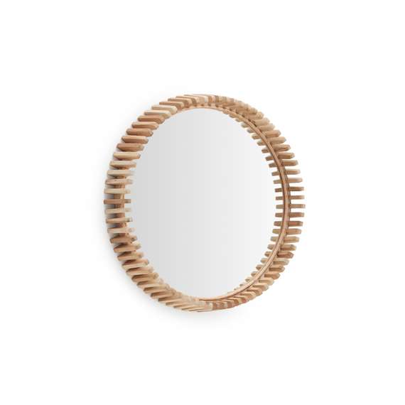 Polke Зеркало в раме из тикового дерева Ø 100