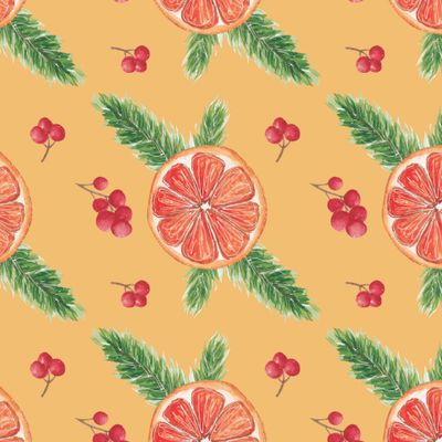 Апельсин и ель