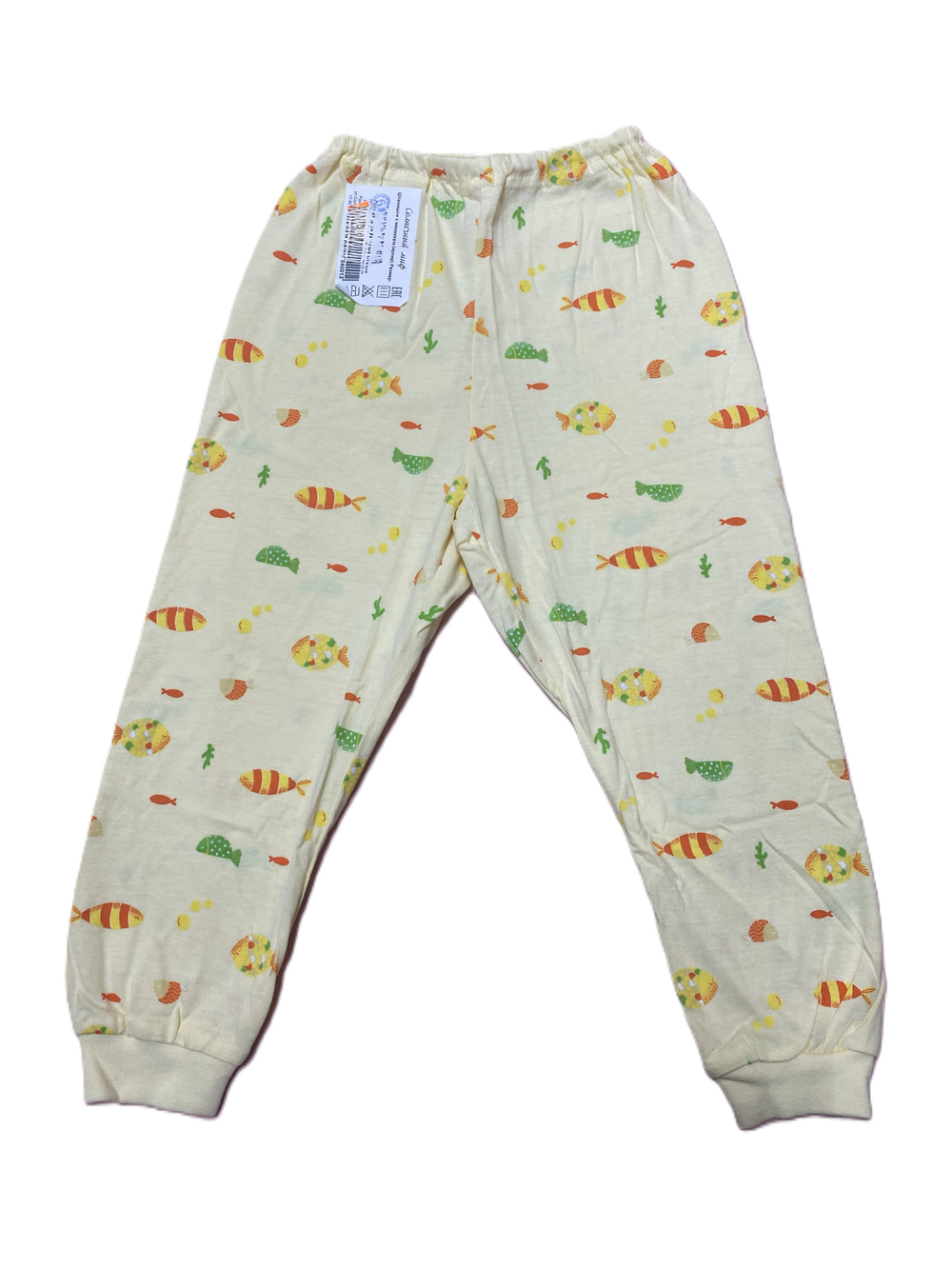 Штанишки с манжетом из кулирки (100% хлопок) на рост 92 см