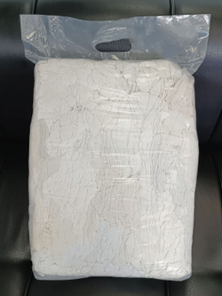 Ветошь белая 100% ХБ обтирочная трикотаж 5 кг