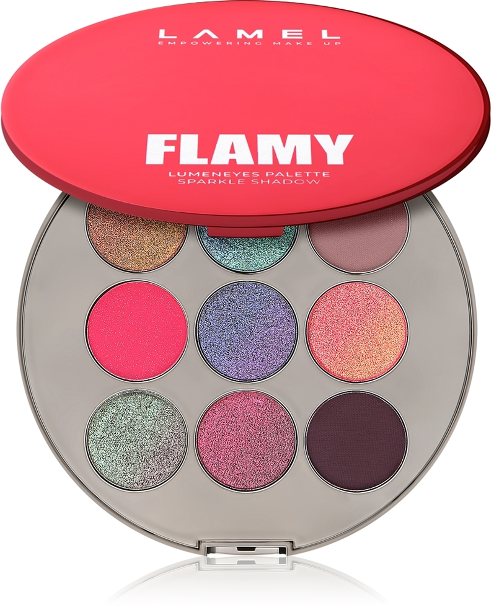 LAMEL Flamy Lumeneyes Palette - палитра теней для век, 9 g