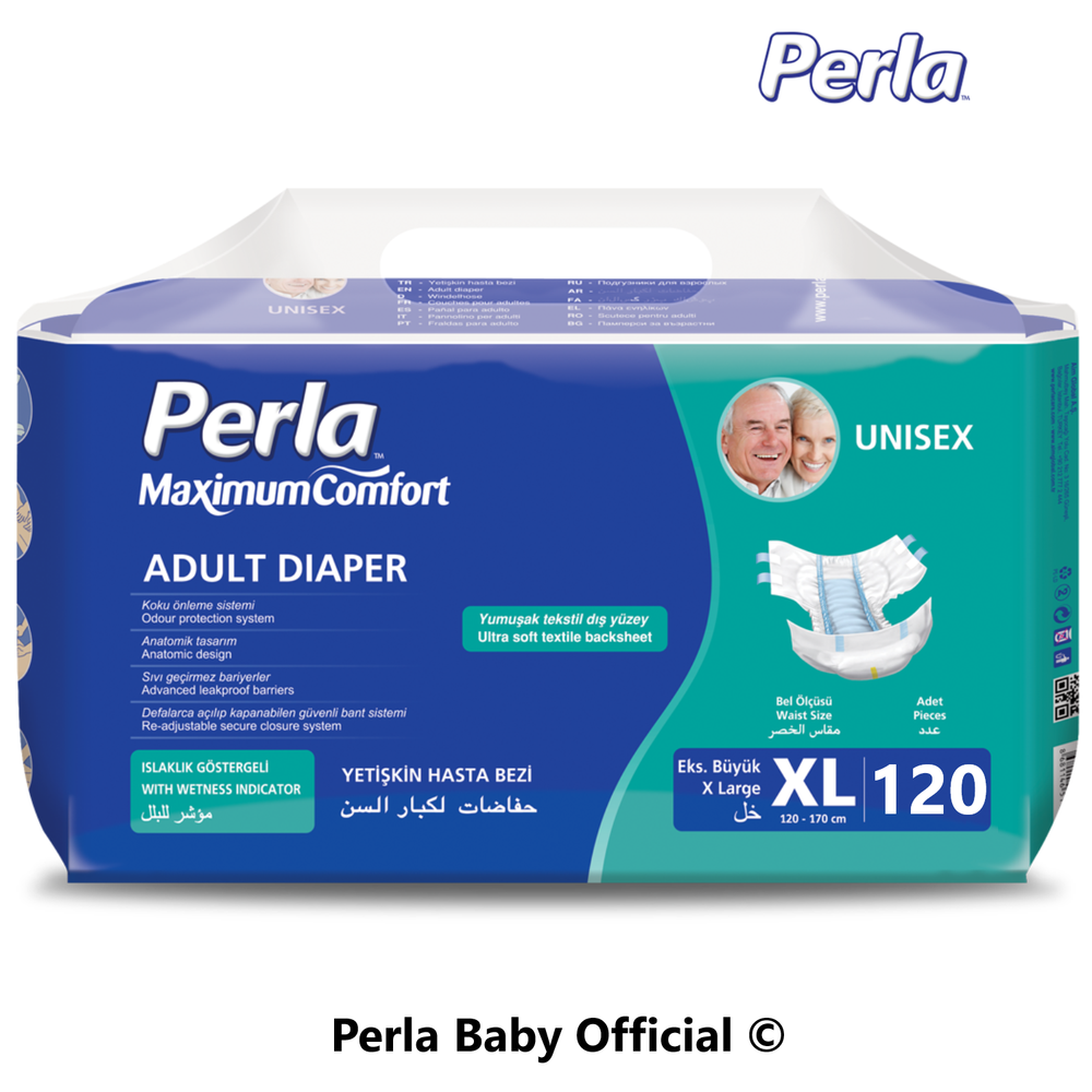 Комплект подгузники для взрослых Perla Eco. X-Large - 4 шт