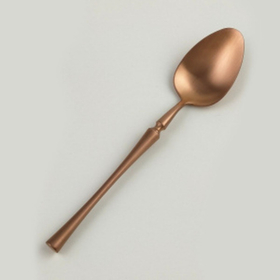 Ложка столовая ,PVD покрытие,медный матовый цвет,серия "1920-Copper"