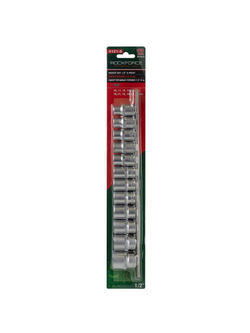 Набор головок 12пр. 1/2''6гр.(10-19,22,24мм), на планке RockForce##Rock FORCE RF-4121-5