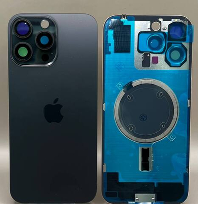 Крышка iPhone 16 Pro Max Black Titanium/ Черный титан ориг