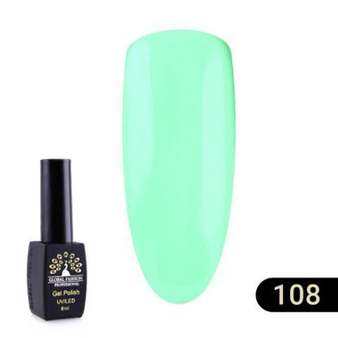 Гель лак BLACK ELITE 108, Global Fashion 8 мл