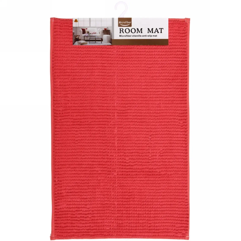Коврик для ванной 50*80"Букли» коралловый