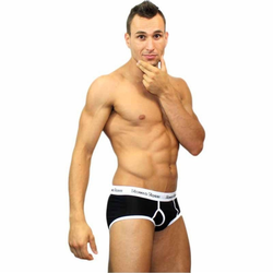 Мужские трусы брифы черные Romeo Rossi RR366-2 Brief