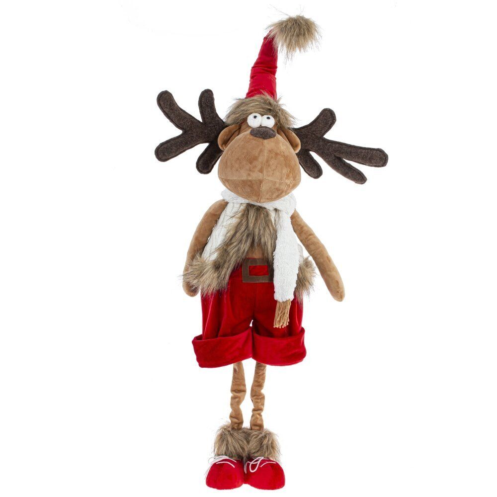 GAEM Игрушка набивная "Олень" (телескоп ноги), L58 W28 H122/65 см