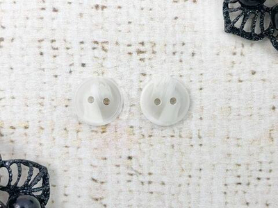 Пуговицы, 2 прокола, d 12мм, кремовый