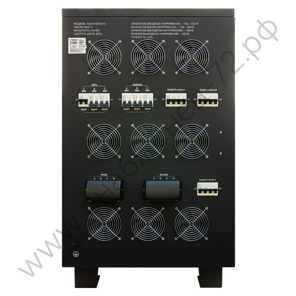 Стабилизаторы напряжения Энергия Hybrid II трехфазные