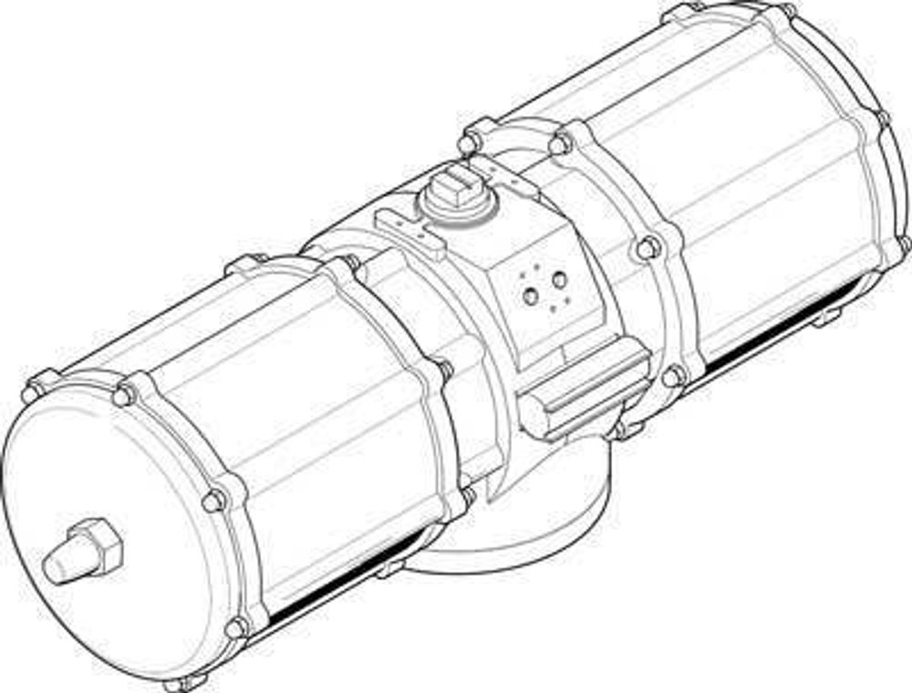 DAPS-4000-090-RS1-F25 Неполноповоротный привод