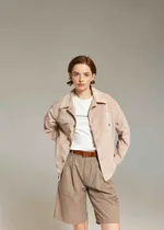 Куртка Called a Garment Corduroy work Светло-бежевая