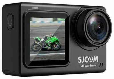 Экшн-камера SJCAM SJ8 DUAL-SCREEN, 12МП, 1200 мАч, черный