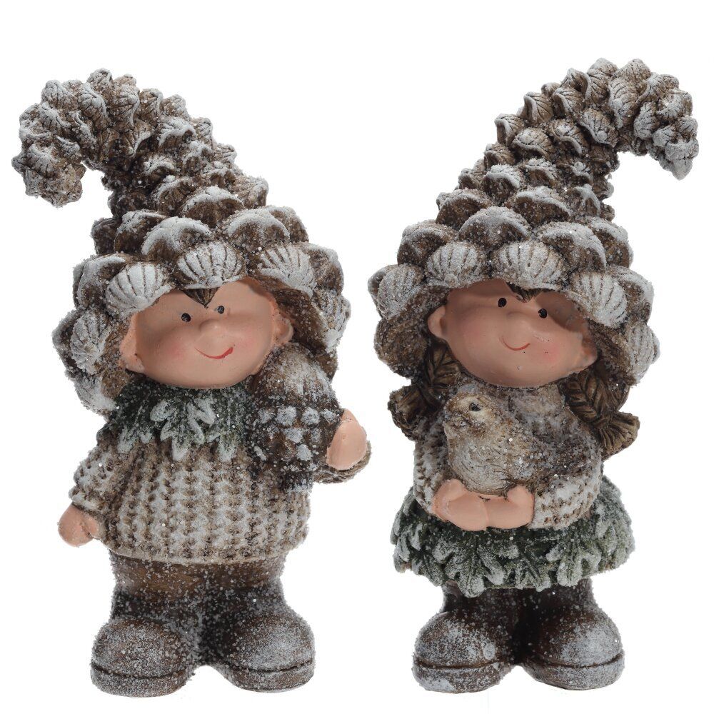 GAEM Фигурка декоративная "Мальчик/ Девочка, L10 W7,5 H20 см, 2в.