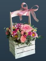 Верстак с розой пионовидной