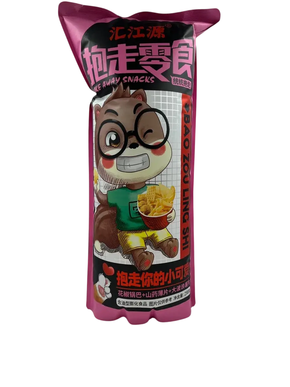 Набор чипсов из Китая 258гр, Розовый