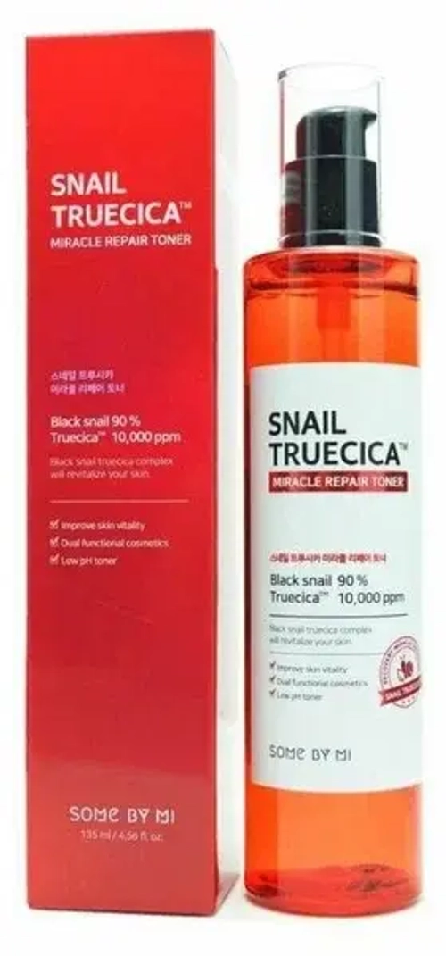 Some By Mi Тонер с муцином чёрной улитки - Snail truecica miracle repair toner, 135мл