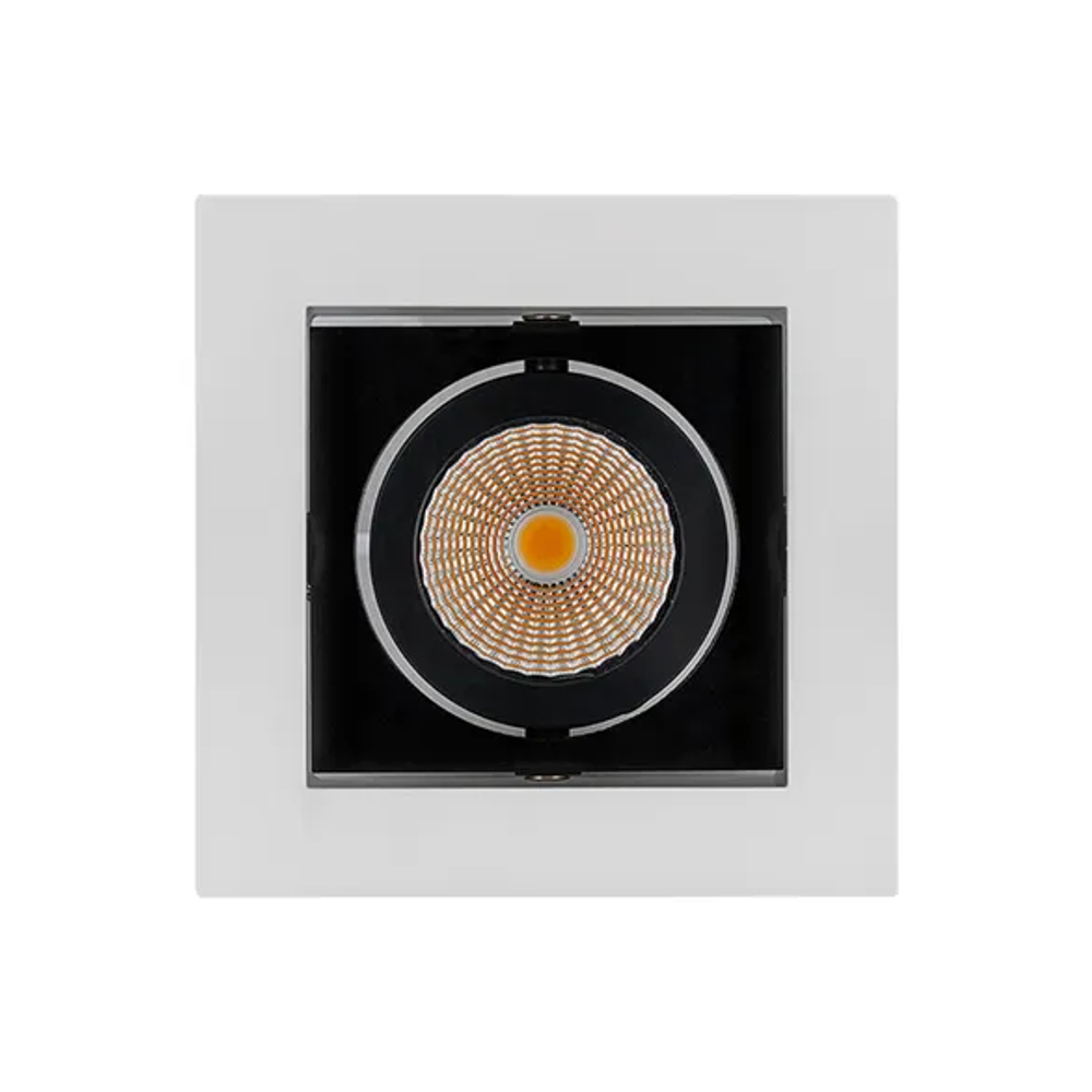 Светильник CL-KARDAN-S102x102-9W Warm (WH-BK, 38 deg) (Arlight, IP20 Металл, 3 года) 024126