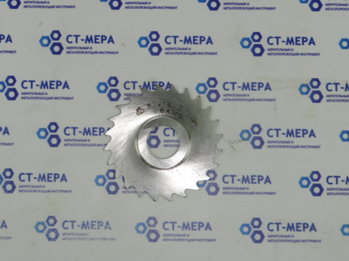Фреза отрезная по металлу 80х1.6х22мм z=24 Р6АМ5 с фаской без ш/п