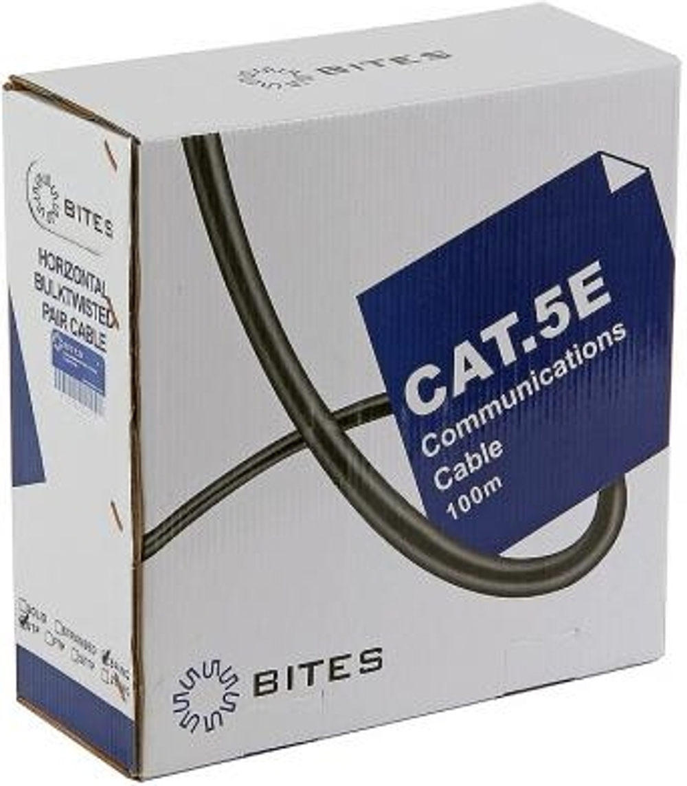 Кабель витая пара U/UTP 5e кат. 4 пары 5bites US5505-100C