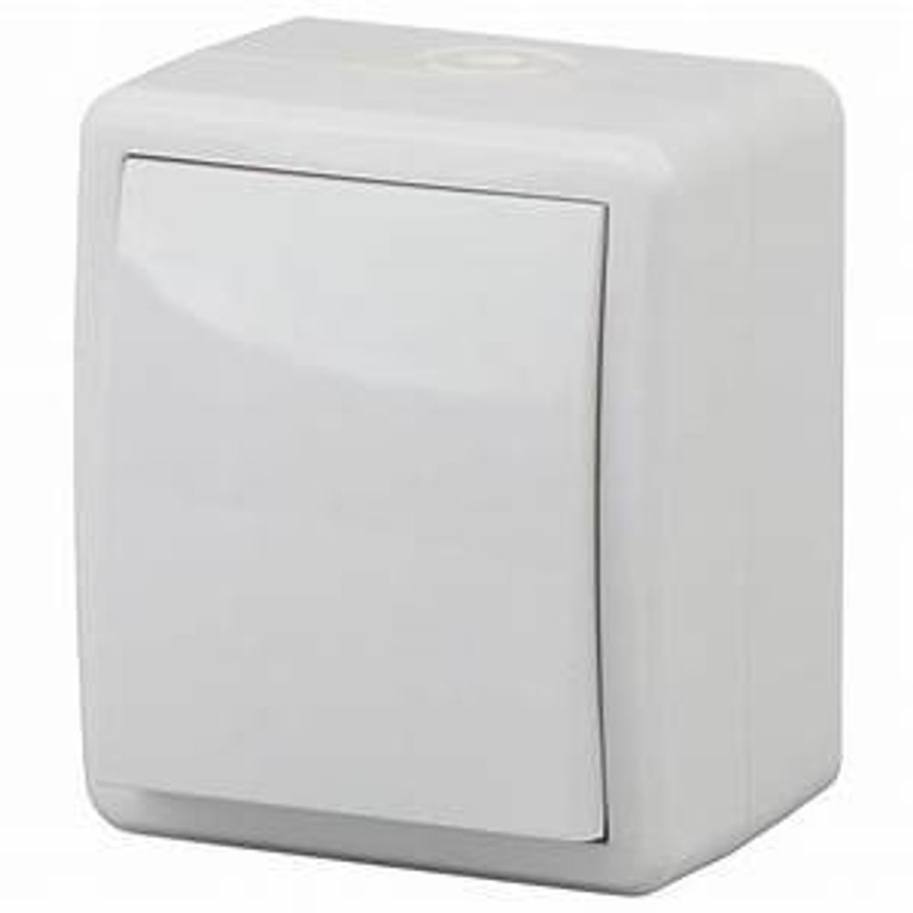 Переключатель 1-кл. белый наруж уст.IP54,Эксперт, 11-1403-01 ЭРА