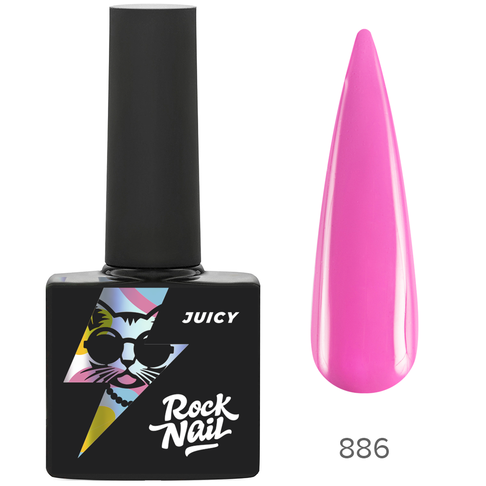RockNail Гель-лак Juicy 886 Ambitious, 10 мл