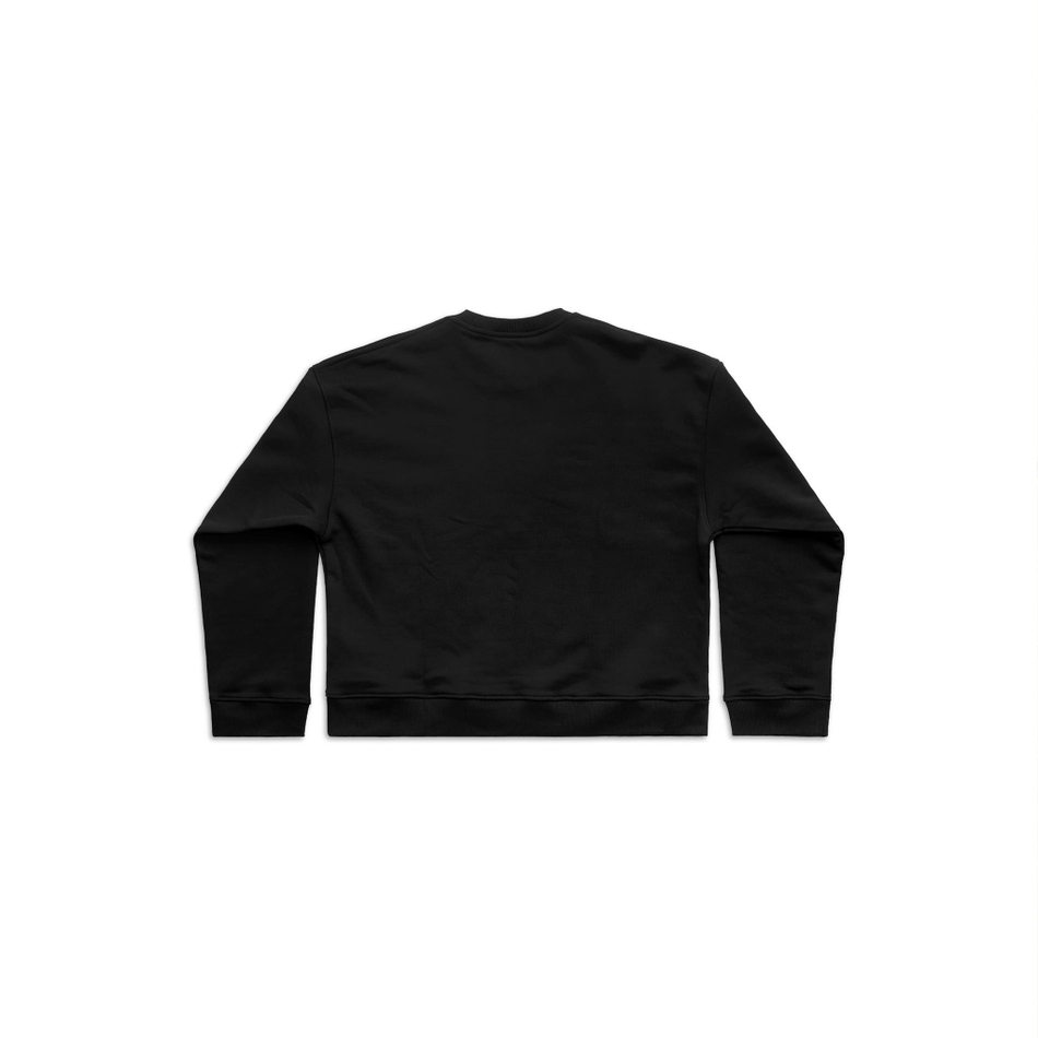 CAPRI CROPPED SWEATSHIRT OVERSIZED LOOSE