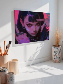 Картина на стену 40 X 50 Аниме девушка