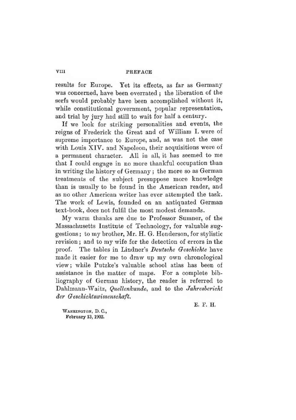 A Short History Of Germany (1905) | H. C. Hawtrey