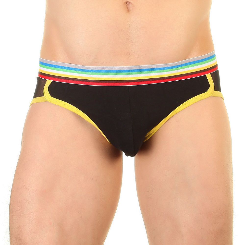 Мужские трусы слипы черные 29584