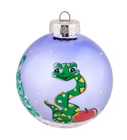 Элита НФШ-1712/3 Ел.украшение Шар «Змея» 85 мм